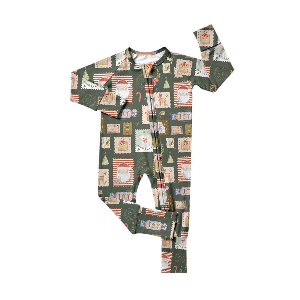 Christmas Post Romper - 6/12 & 12/18 PRESALE