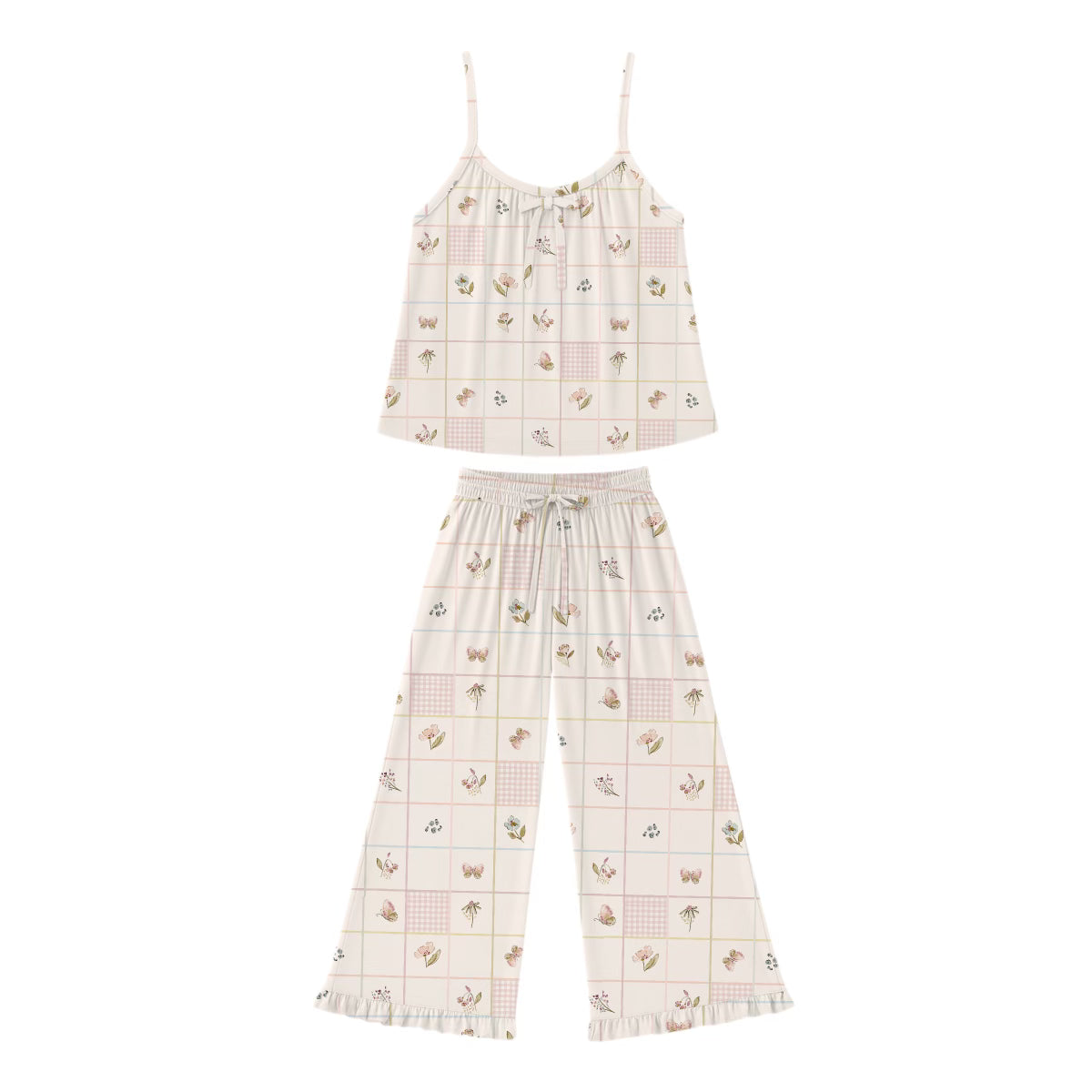 Garden Quilt Womens Ruffle Set