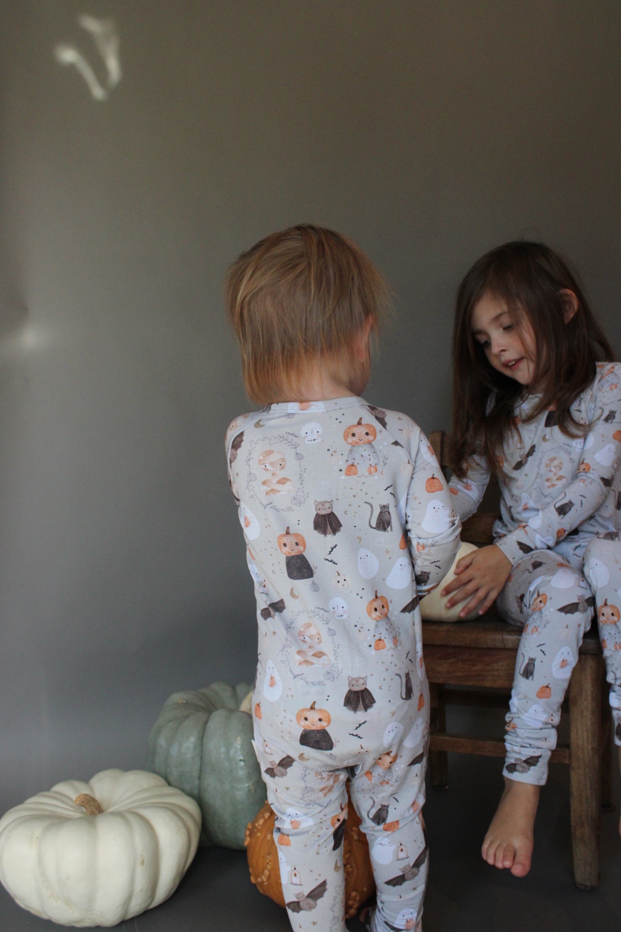 Spooky Season Zipper Romper