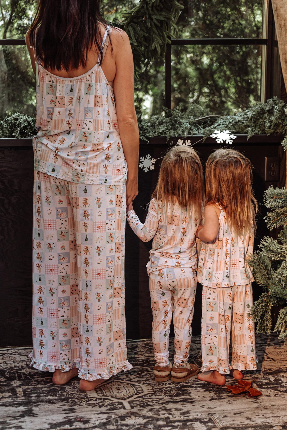 Sugarplum Patchwork Women’s Ruffle Set