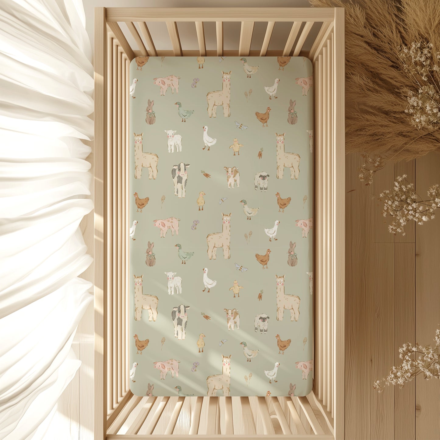 Prairie Pals Crib Sheet