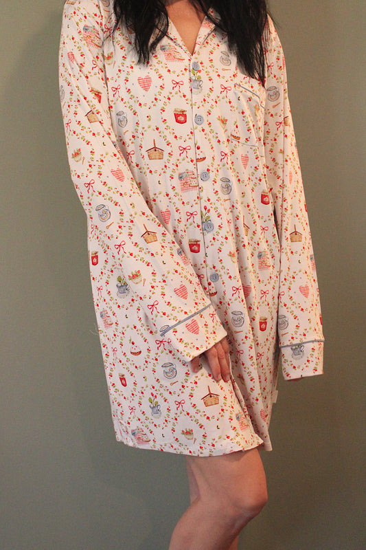 Strawberry Patch Nightgown