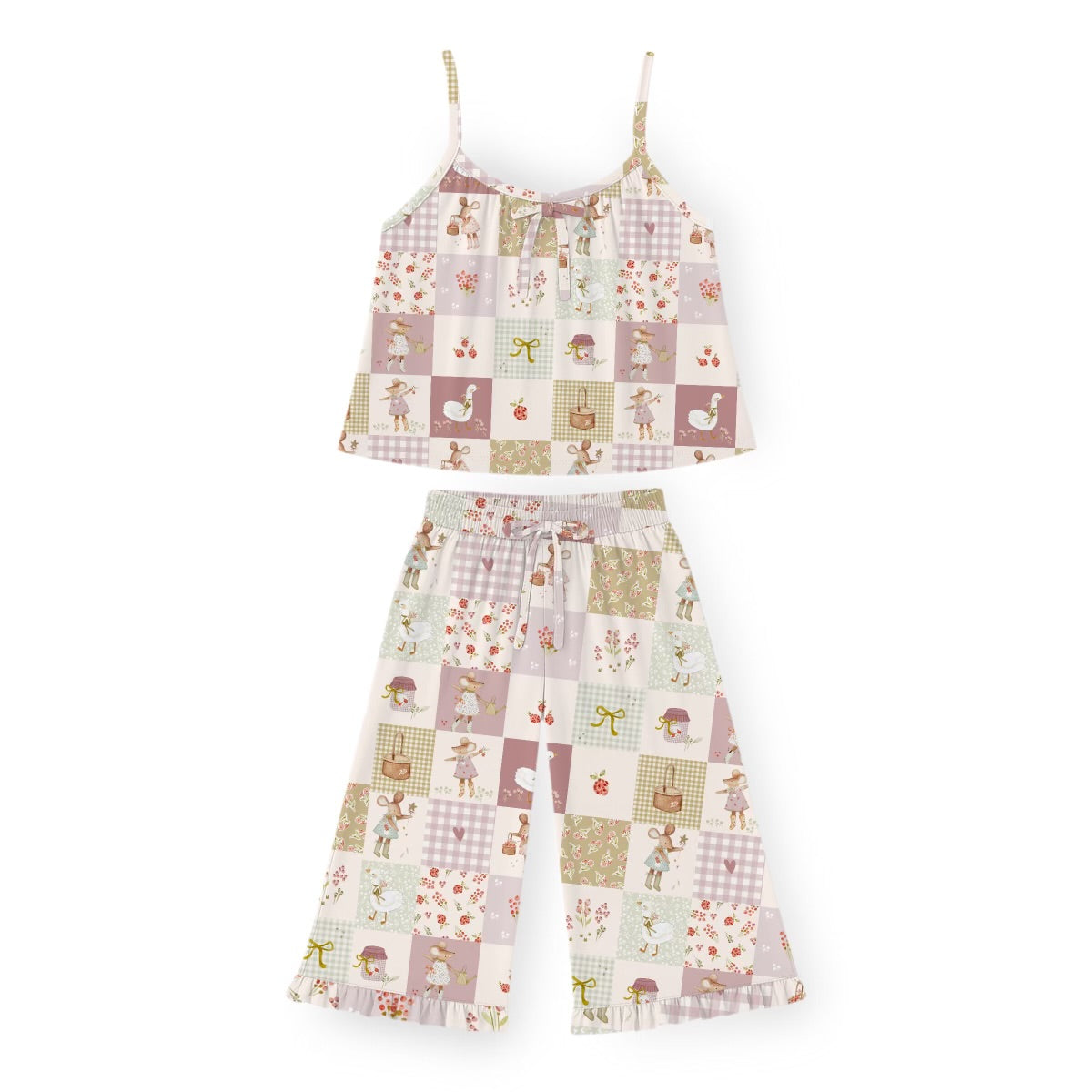 Little Mouse on The Prairie Culotte Set