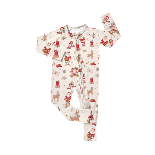 PREORDER - Ho-Ho Howdy Zipper Romper