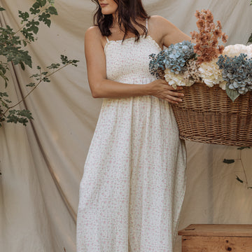 Vintage Blooms Womens Jumpsuit