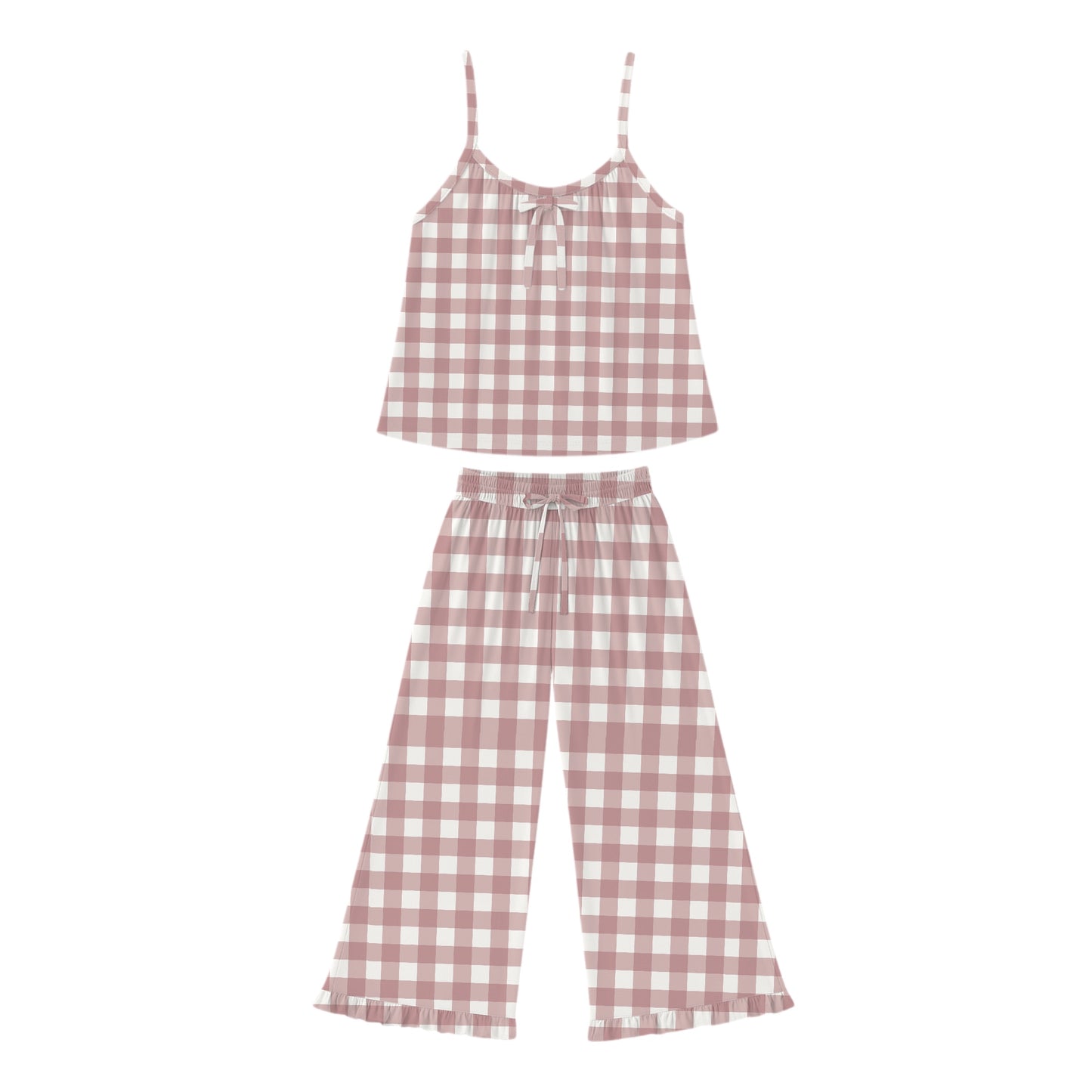 Dusty Rose Women’s Ruffle Set