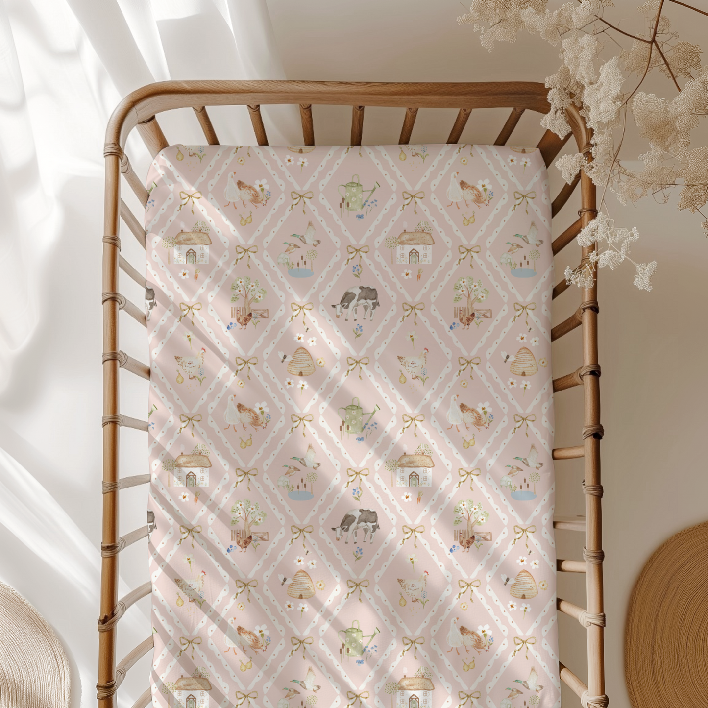 Nells Cottage Crib Sheet