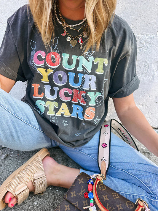 Count Your Lucky Stars Comfort Colors Tee