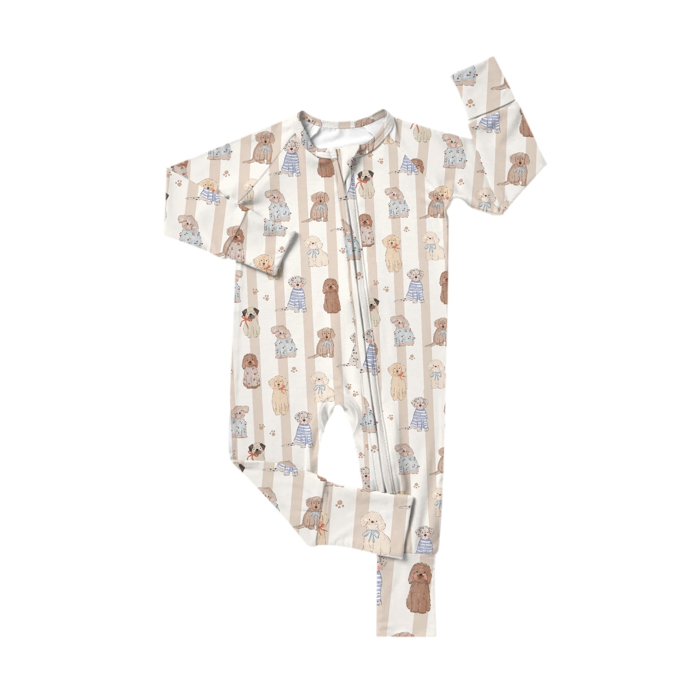 Furrever Friends Zipper Romper