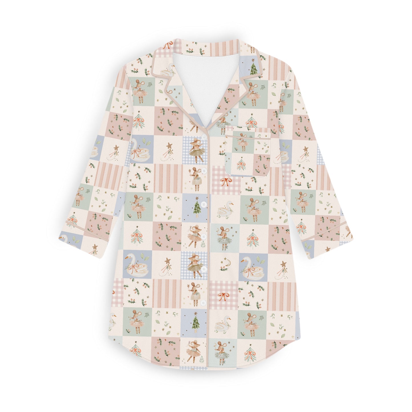 Sugar Plum Patchwork Women's Nightgown