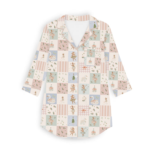Sugar Plum Patchwork Women's Nightgown