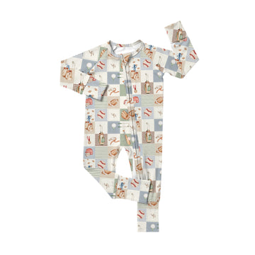 Rookie Season Zipper Romper