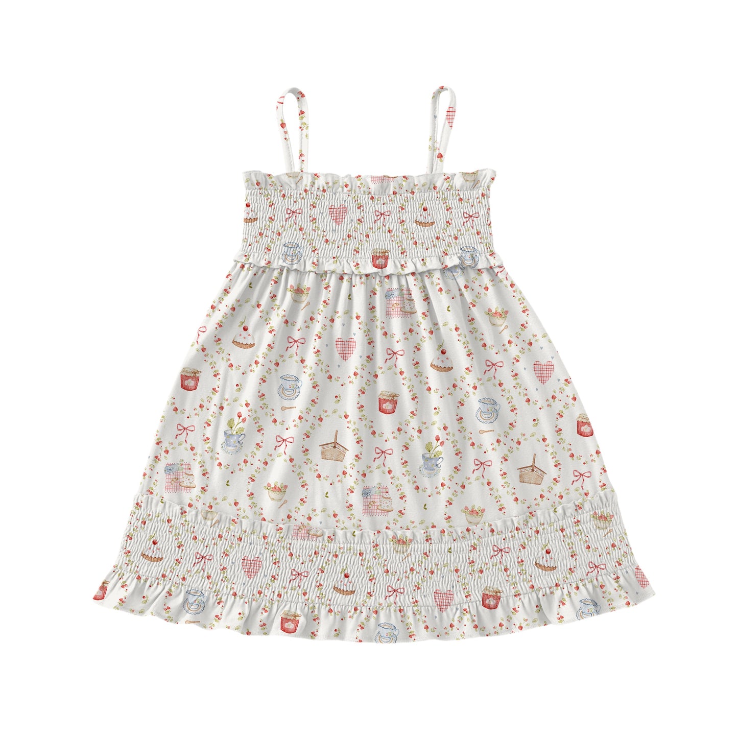 Strawberry Shortcake Ruffle Dress