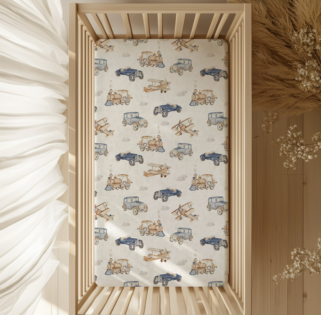 Timeless Travels Crib Sheet