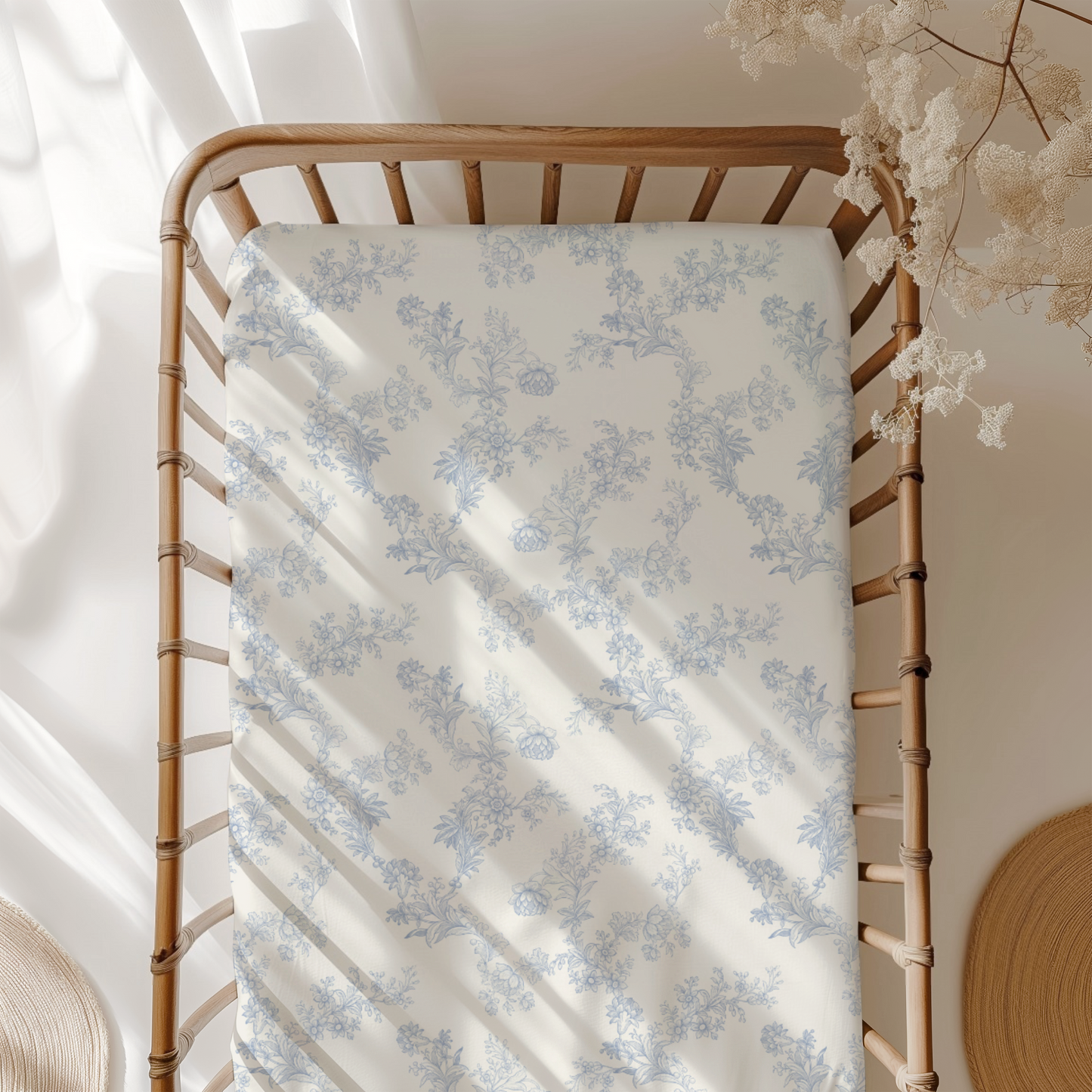 Cottage Bloom Crib Sheet