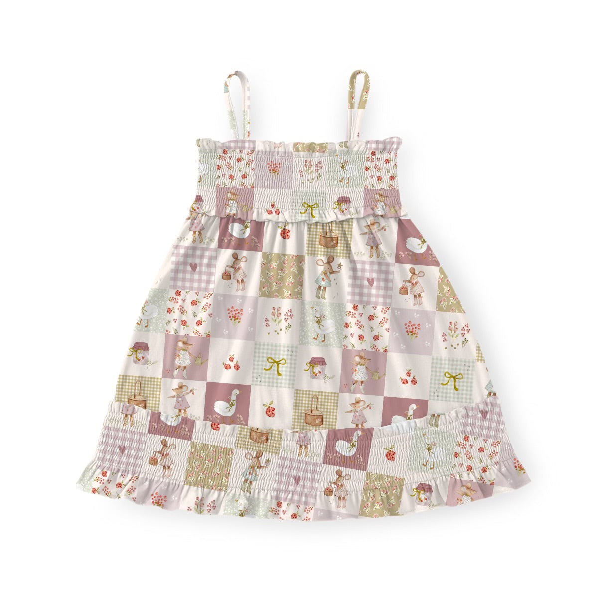Little Mouse on The Prairie Ruffle Dress
