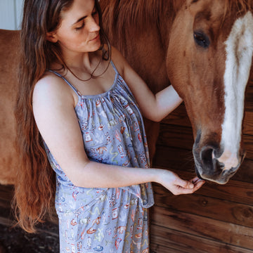 Country Summer Womens Ruffle Set
