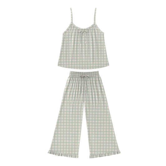 Sage Gingham Women’s Set