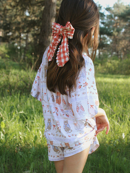 Bows and Whiskers Oversized Summer Set
