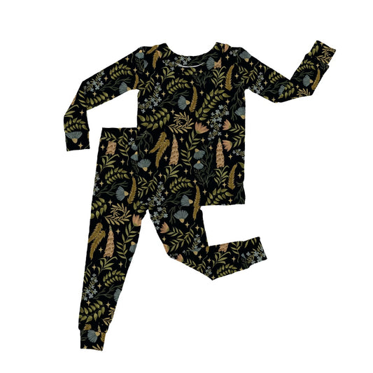 Midnight Meadow Long Sleeve Set