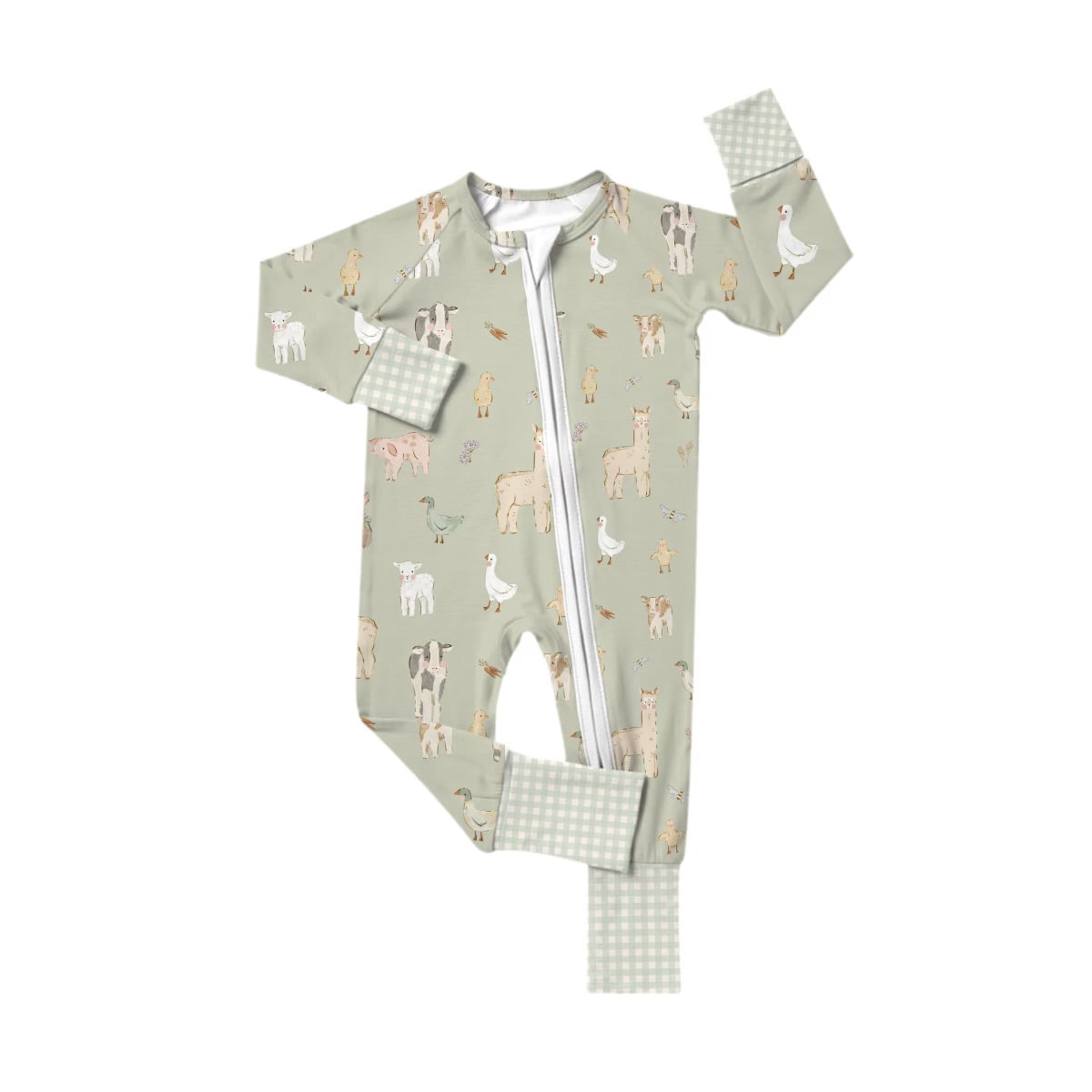 Prairie Pals Zipper Romper