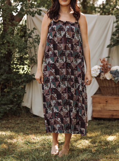 Patchwork and Posies Womens Dress