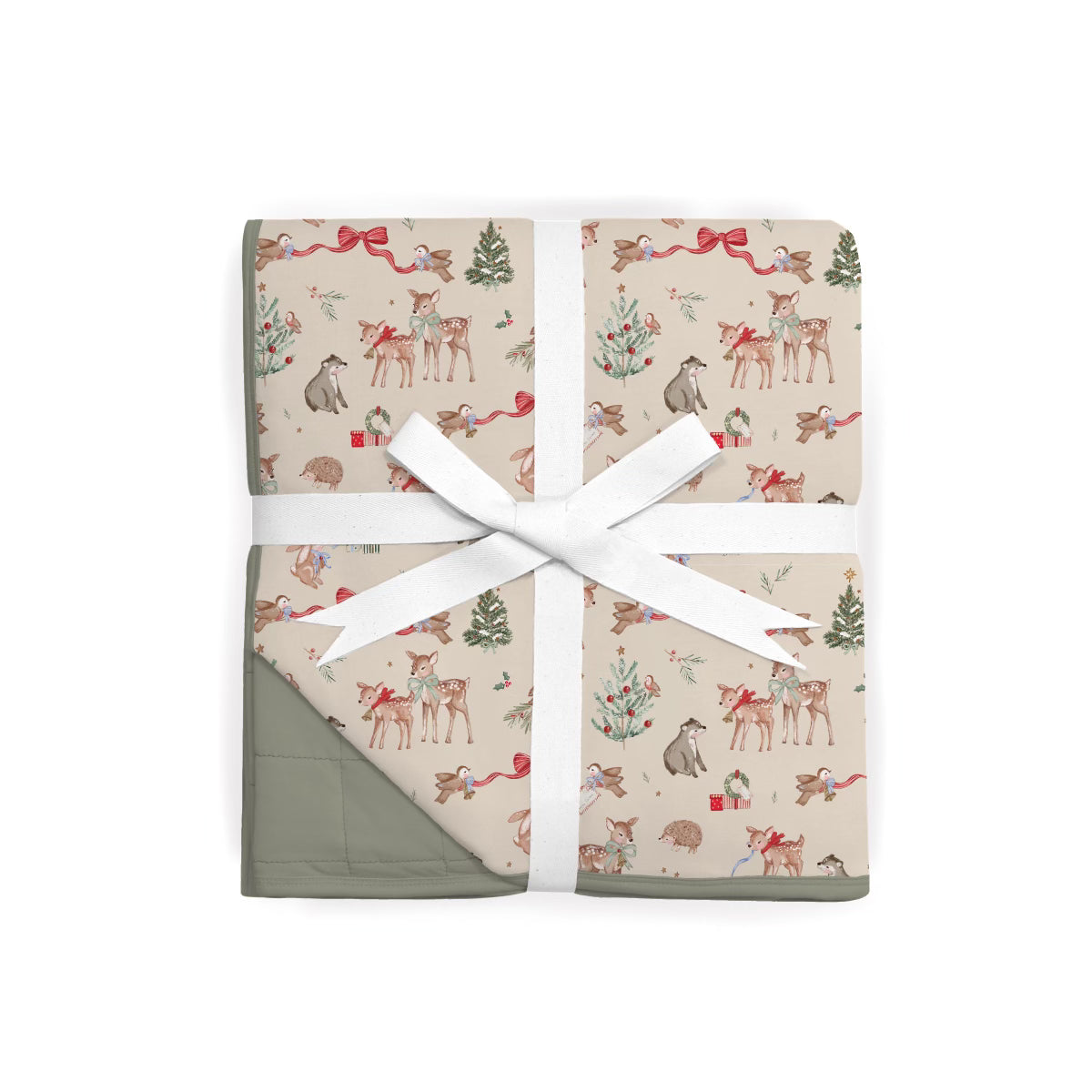 PREORDER - Woodland Noel Quilted Blanket
