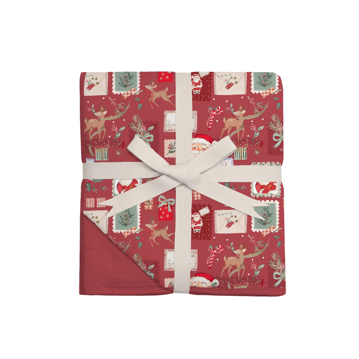 Letters to Santa Quilted Blanket