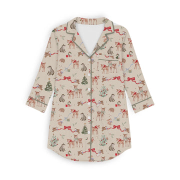 PREORDER - Woodland Noel Womens Nightgown