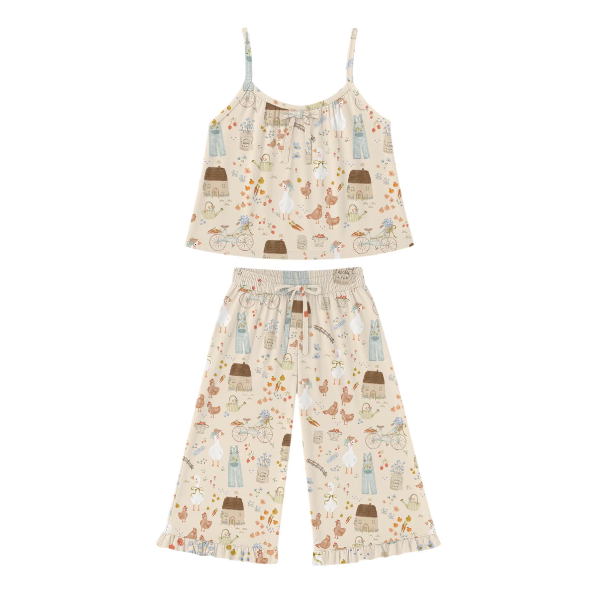 Hens and Heirlooms Culotte Set