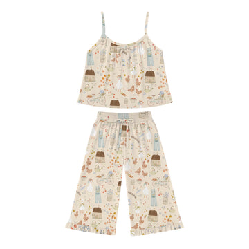 Hens and Heirlooms Culotte Set