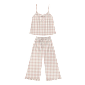 Ballerina Pink Womens Ruffle Set