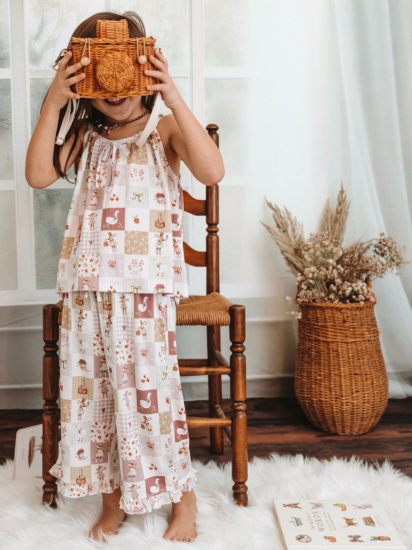 Little Mouse on The Prairie Culotte Set