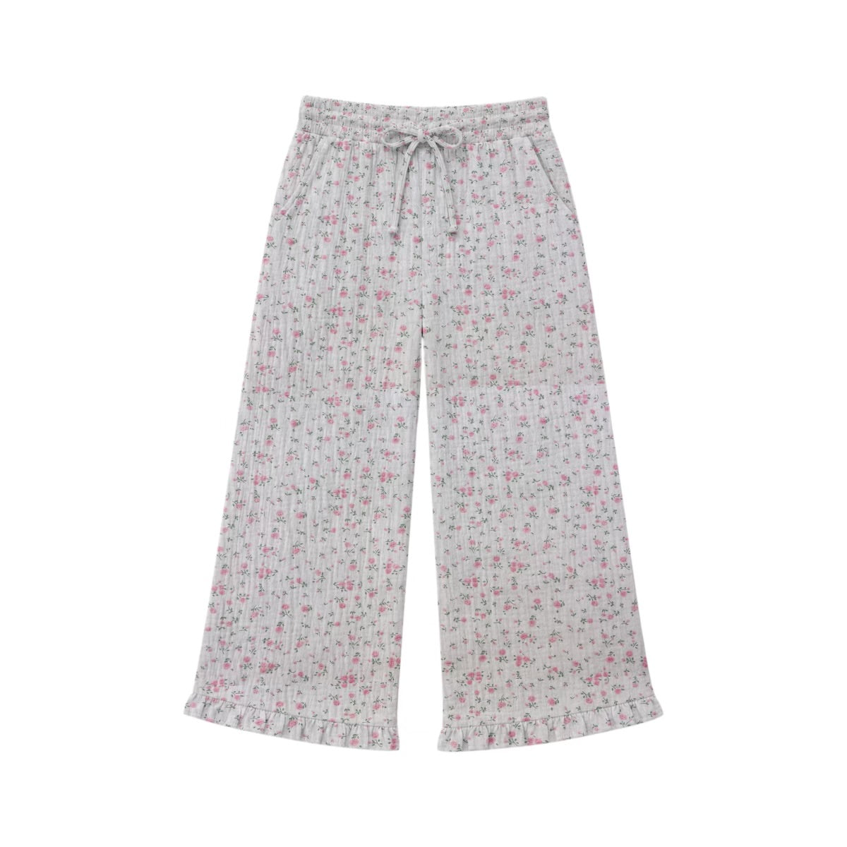 Vintage Floral Women’s Ruffle Pants