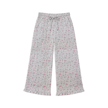 Vintage Floral Women’s Ruffle Pants