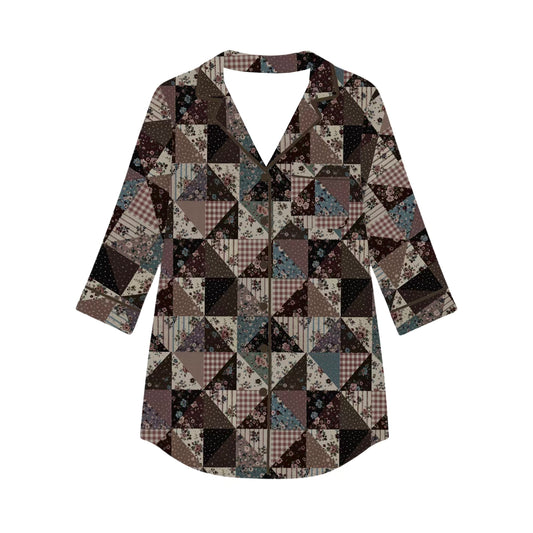PREORDER - Patchwork and Posies Women’s Nightgown