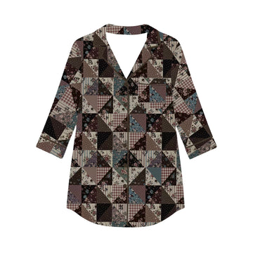 PREORDER - Patchwork and Posies Women’s Nightgown