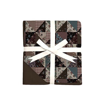 Patchwork and Posies Quilted Blanket