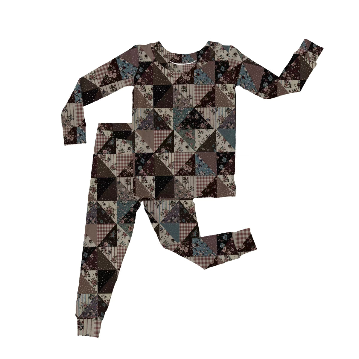PREORDER - Patchwork and Posies Long Sleeve Set