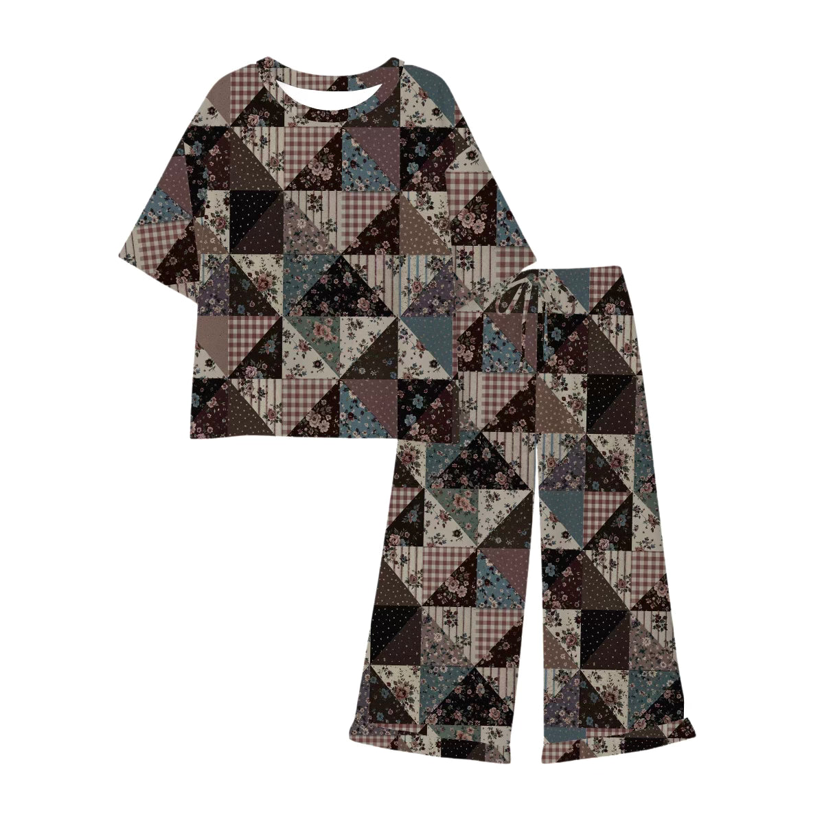 PREORDER - Oversized Tee and Ruffle Pant