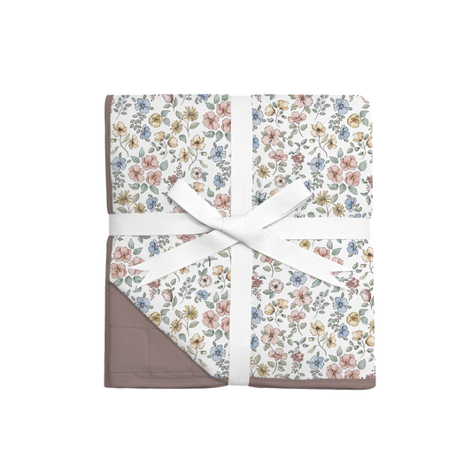 Sweetness Blooms Quilted Blanket