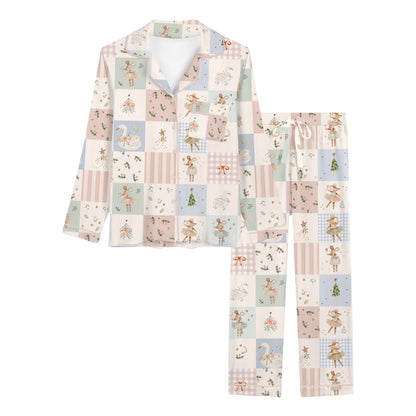 Sugarplum Patchwork Women’s Long Sleeve Set