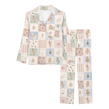 PREORDER - Sugarplum Patchwork Women’s Long Sleeve Set