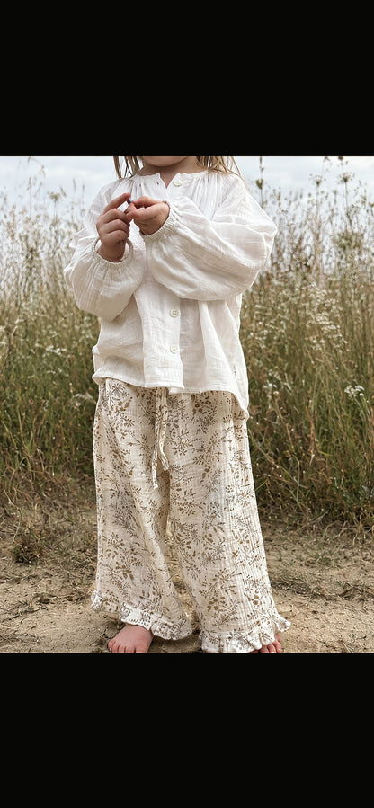 Thistle and Thyme Girls Ruffle Pant