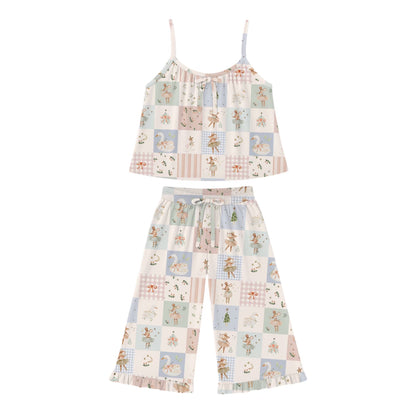 Sugarplum Patchwork Culotte Set