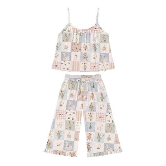 PREORDER - Sugarplum Patchwork Culotte Set