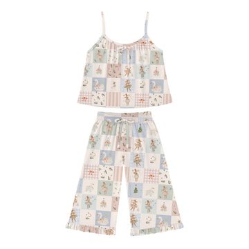 PREORDER - Sugarplum Patchwork Culotte Set