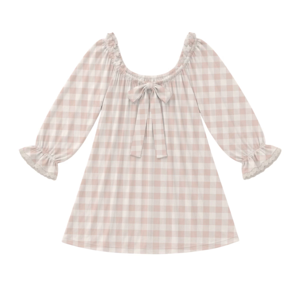 Ballerina Pink Gingham Laney Dress