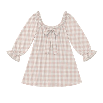 Ballerina Pink Gingham Laney Dress