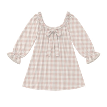 Ballerina Pink Gingham Laney Dress
